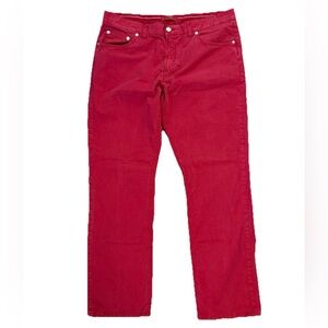 Vintage Bogner Men's Red Comfort Fit Chino Pants Size W36 L30